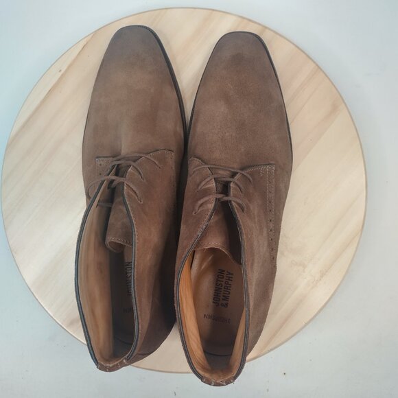 Johnston & Murphy McClain Brown Comfort Dress Chukka Boots Men US 10M main image 13